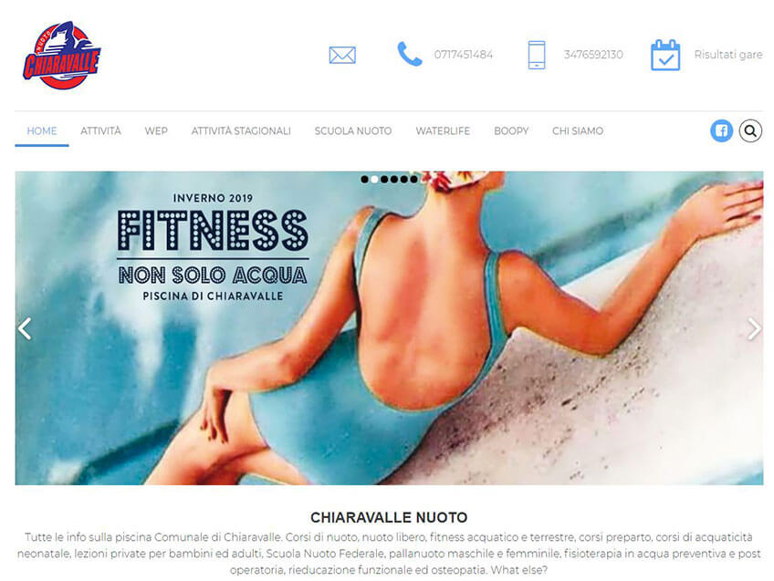 Progetto Chiaravalle nuoto